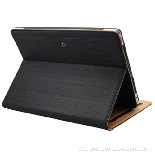 Cover Case for iPad 2, Made of Leather and Plastic Materials